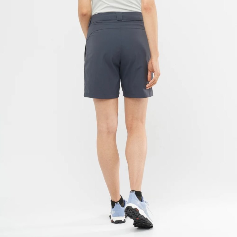 Black Salomon Outrack Women's Running Shorts | IE KD5708